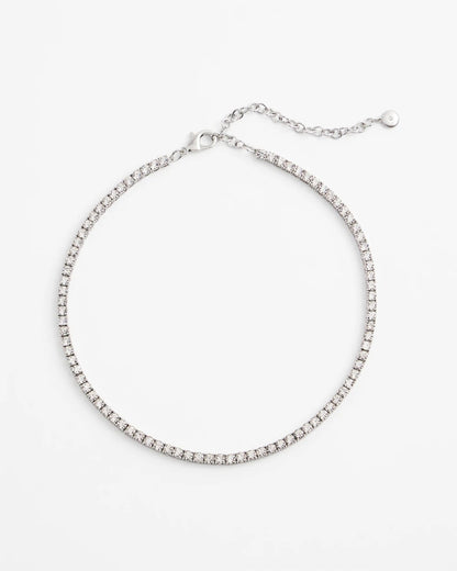 Chico's Essential - Silver Tennis Necklace Silver