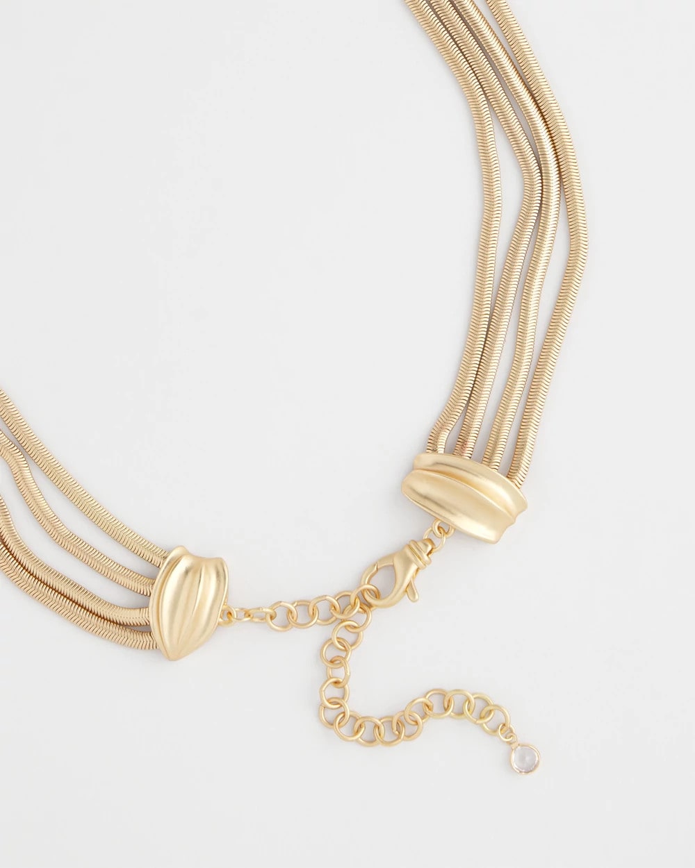 Chico's Special Offer - Multi-Layer Snake Chain Necklace Gold