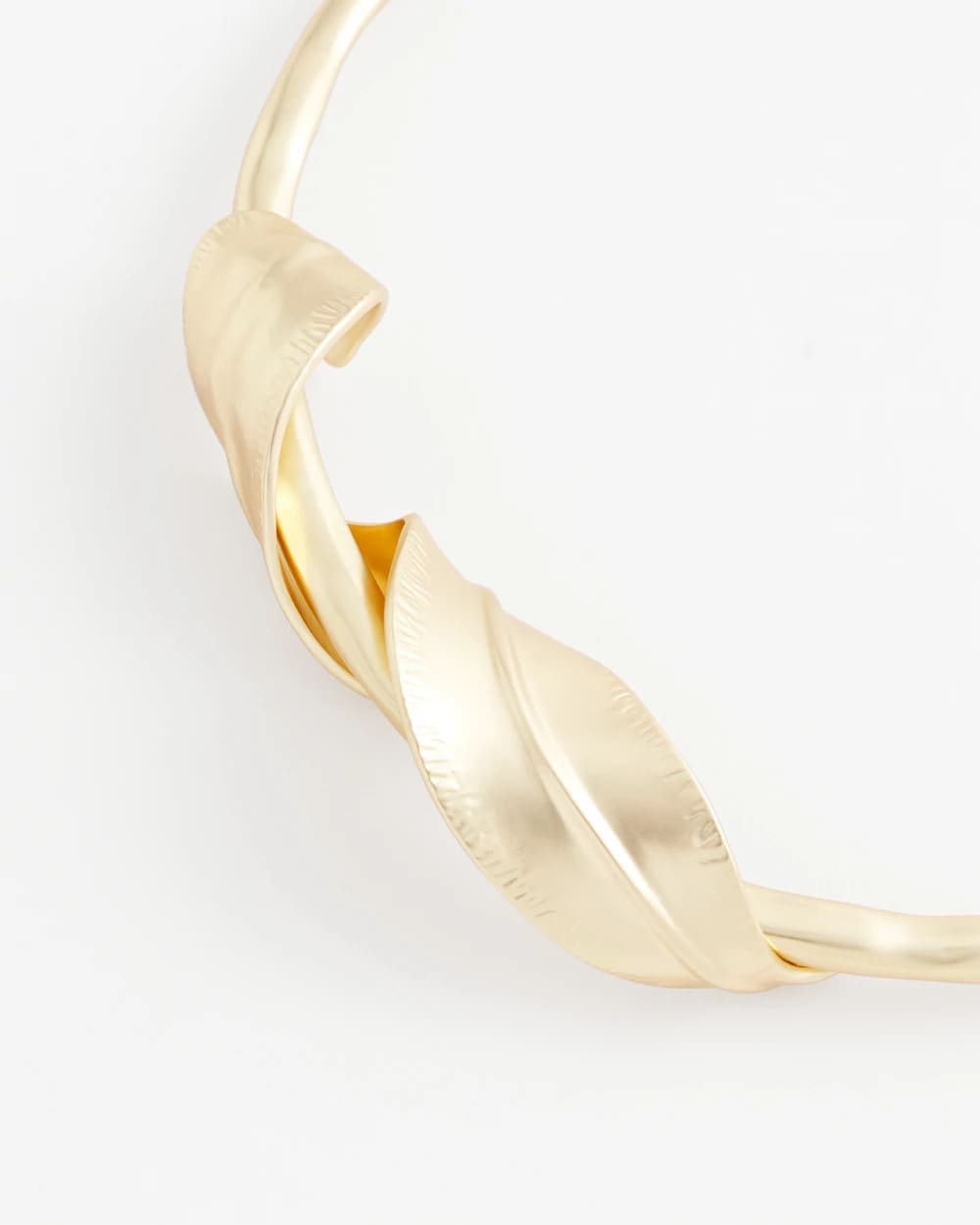 Chico's Recommended - Golden Leafy Collar Necklace Gold