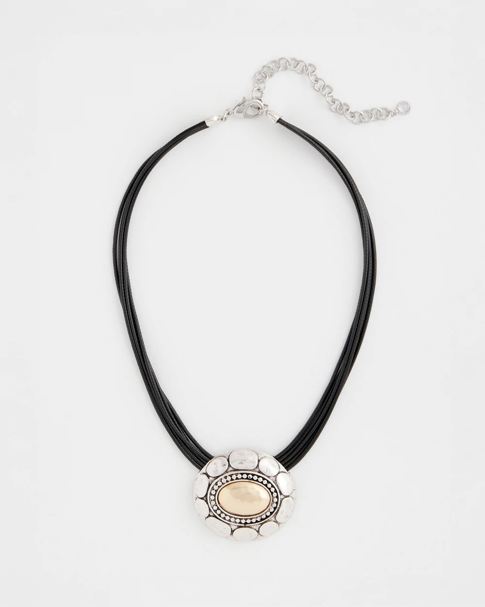 Chico's Popular - Mixed Metal Pendant Necklace Mixed Metals