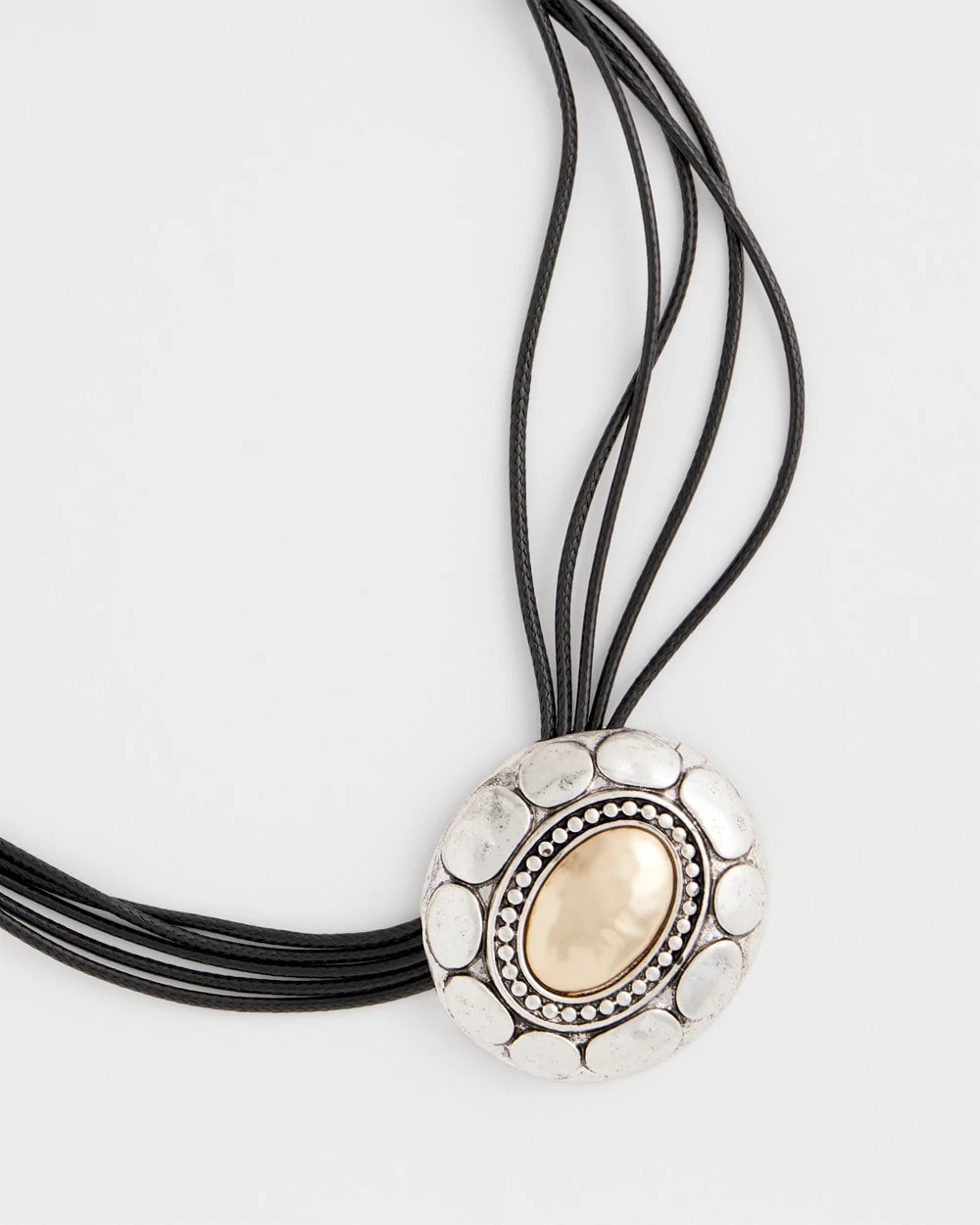 Chico's Popular - Mixed Metal Pendant Necklace Mixed Metals