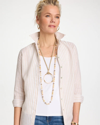 Chico's Hot Sale - Neutral Long Layering Necklace Neutral