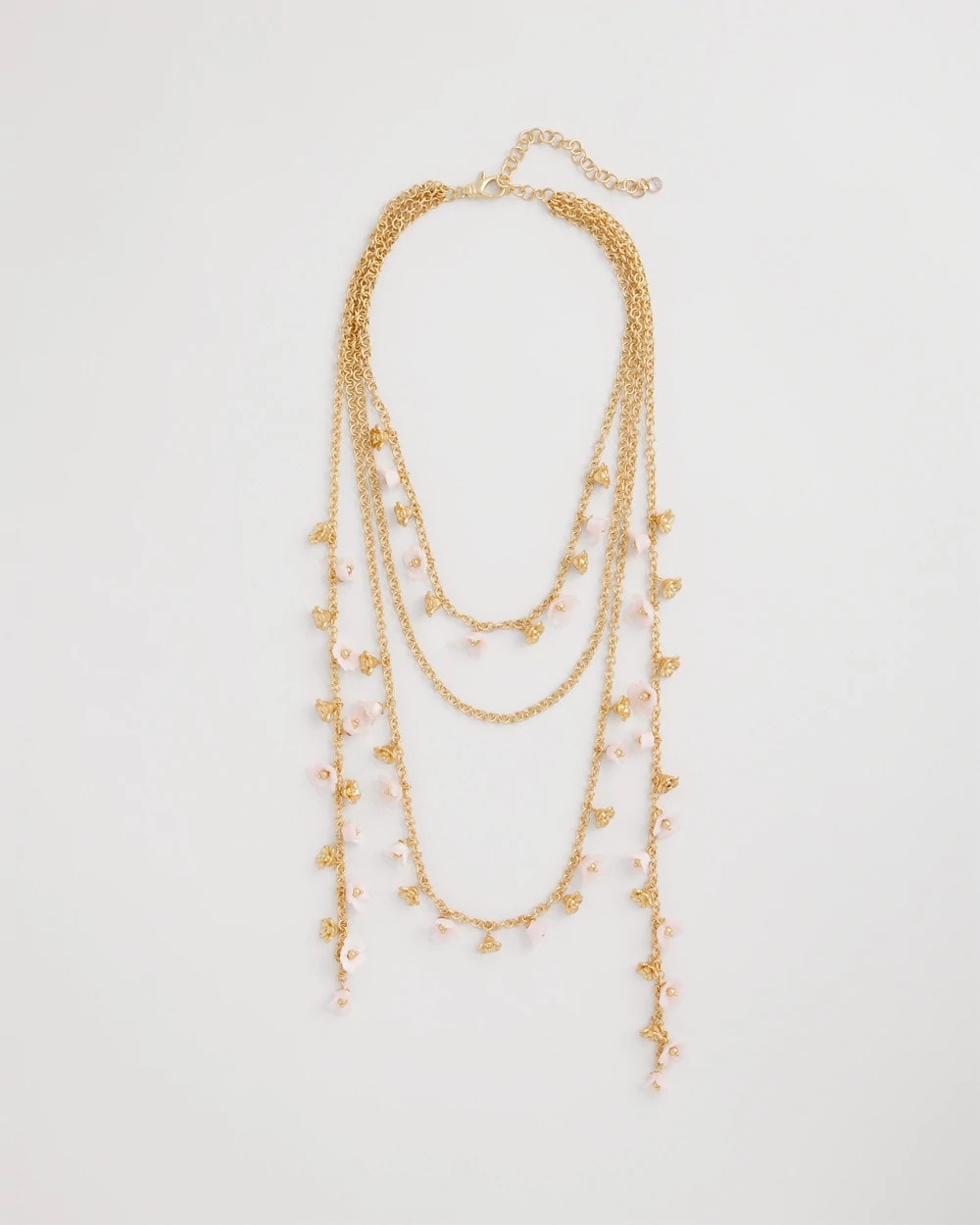 Chico's Popular - Pink Multi-Layer Necklace Pink