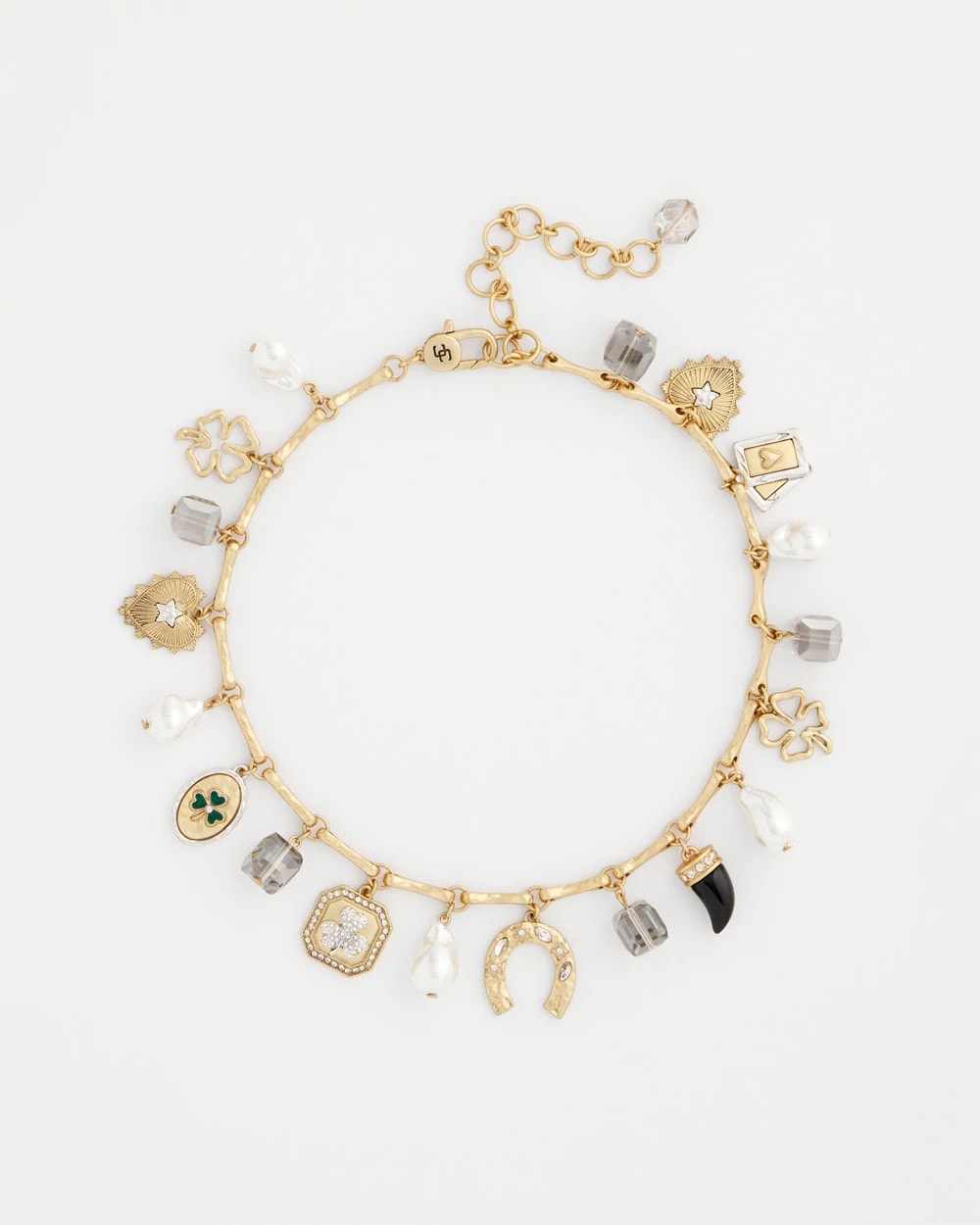Chico's Signature - Lucky Charm Short Necklace Gold