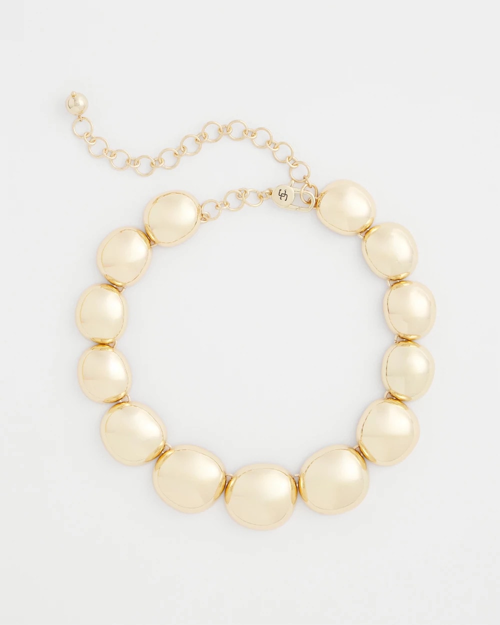 Chico's Featured - Gold Pebble Collar Necklace Gold