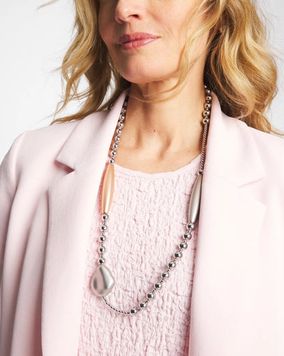 Chico's Special Offer - Copper and Silver Double Strand Necklace Mixed Metals