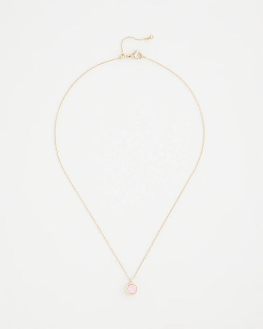 Chico's Signature - Pink Fine Single Strand Necklace Pink