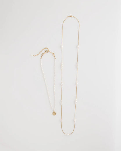 Chico's Signature - Convertible Faux Pearl Necklace Pearl