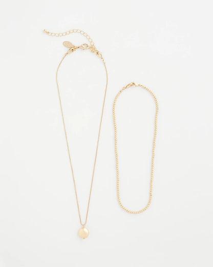 Chico's Quality - Goldtone Convertible Pendant Necklace Gold