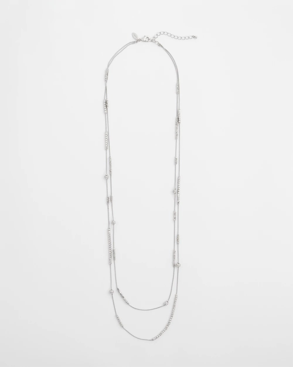Chico's Quality - Hexie Multi-Strand Necklace Silver