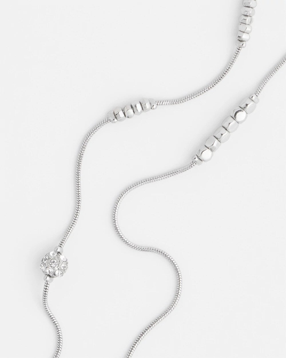 Chico's Quality - Hexie Multi-Strand Necklace Silver