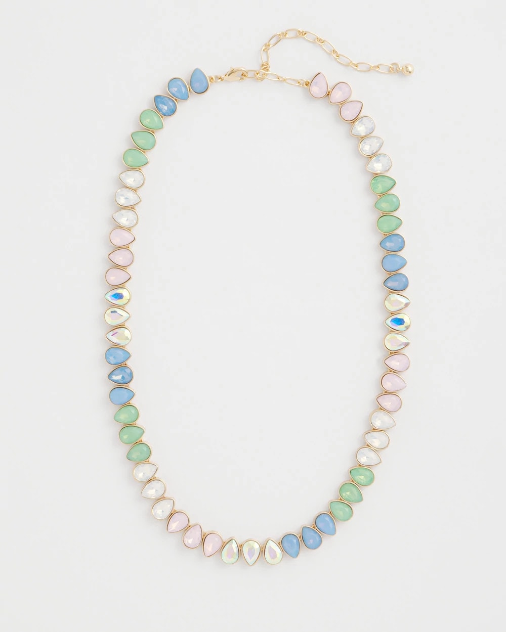 Chico's Smart Buy - Teardrop Tennis Necklace Multi