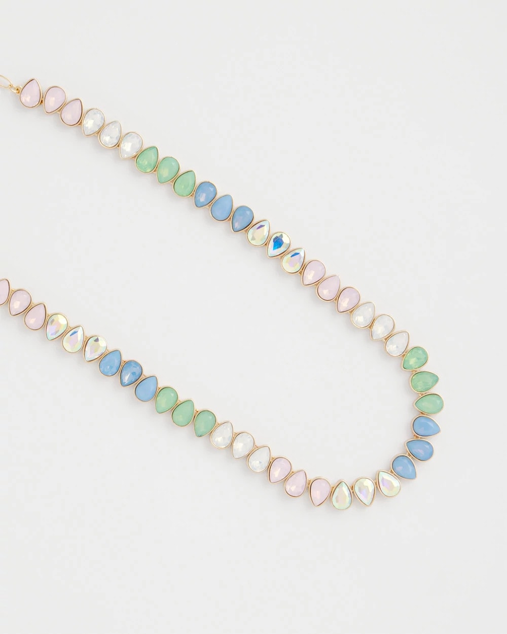 Chico's Smart Buy - Teardrop Tennis Necklace Multi