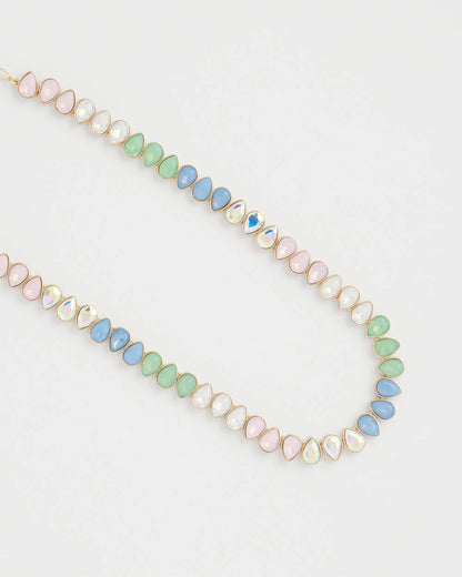 Chico's Smart Buy - Teardrop Tennis Necklace Multi