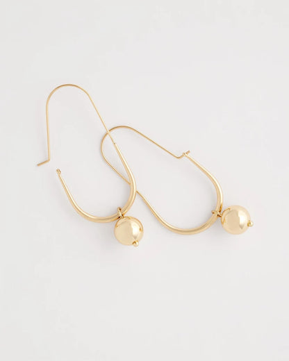 Chico's Best Seller - Gold Bead Threader Earrings Gold
