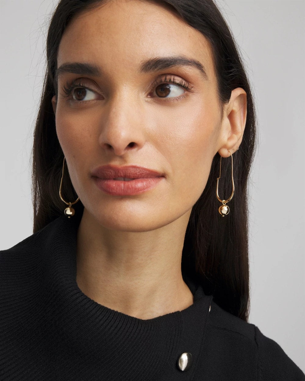 Chico's Best Seller - Gold Bead Threader Earrings Gold