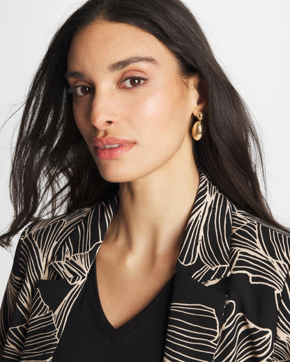 Chico's Trusted - Gold Oval Drop Earrings Gold