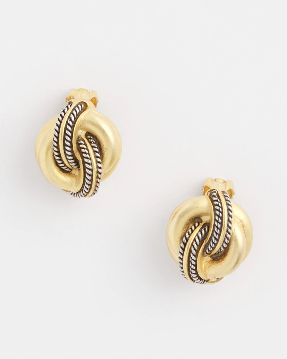 Chico's Best Seller - No Droop™ Gold Knot Clip-On Earrings Gold