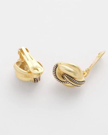 Chico's Best Seller - No Droop™ Gold Knot Clip-On Earrings Gold