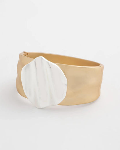 Chico's Value - Mixed Metal Crinkle Cuff Mixed Metals